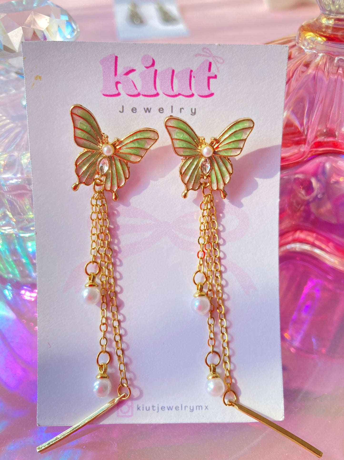Aretes Fly Green