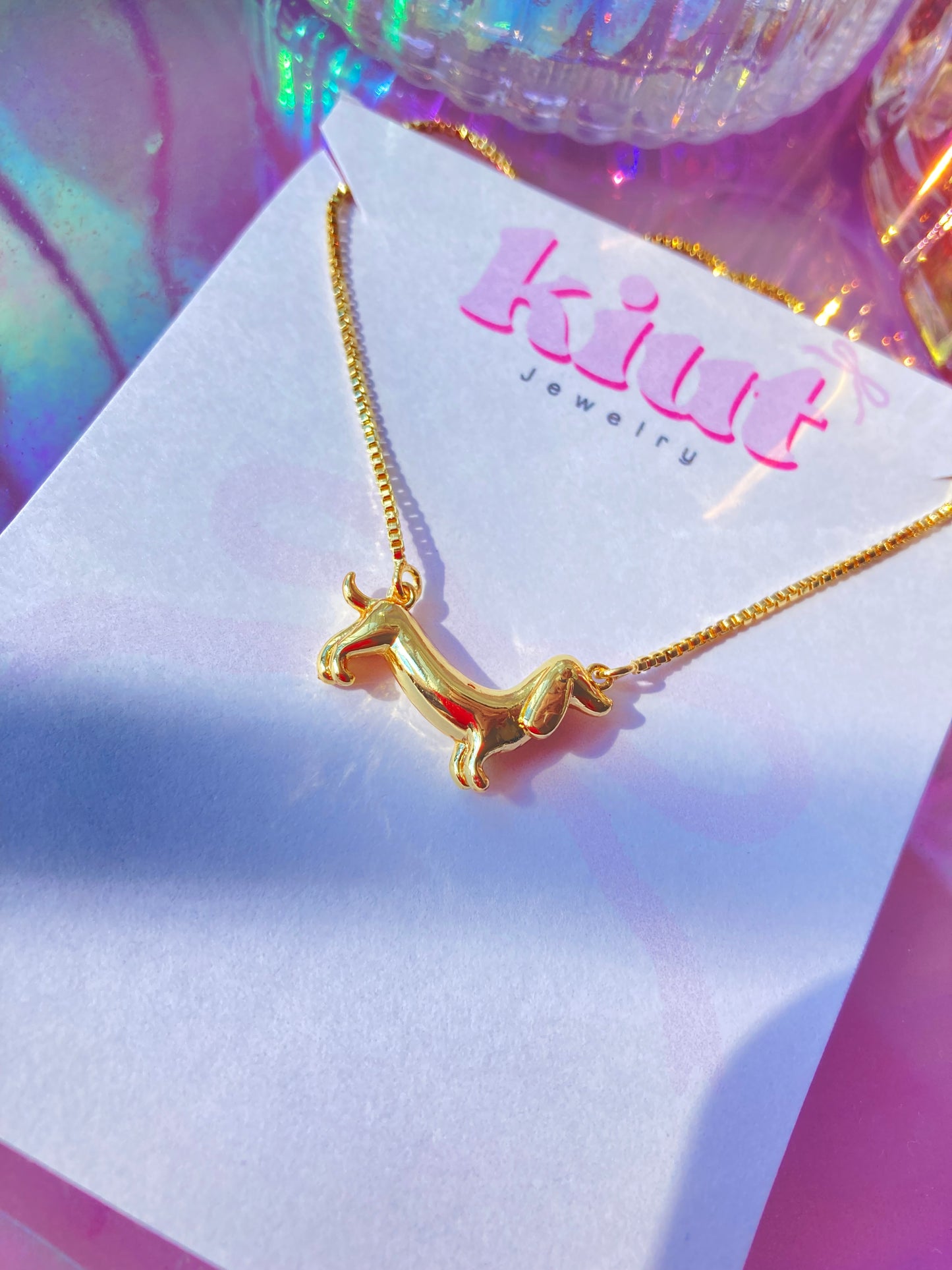 Collar Dije Dog Salchi