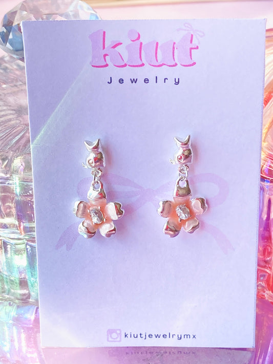 Aretes Flor del Cerezo
