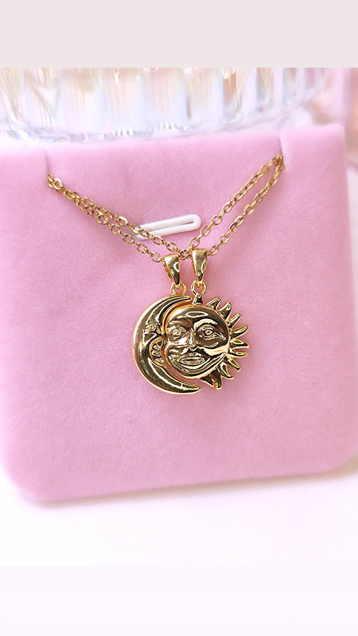 Collar Luna y Sol Parejas