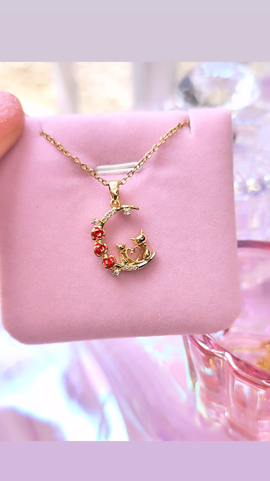 Collar Gatitos Enamorados