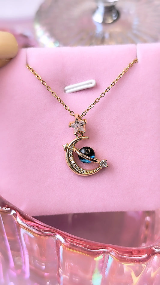 Collar Espacio Lunar