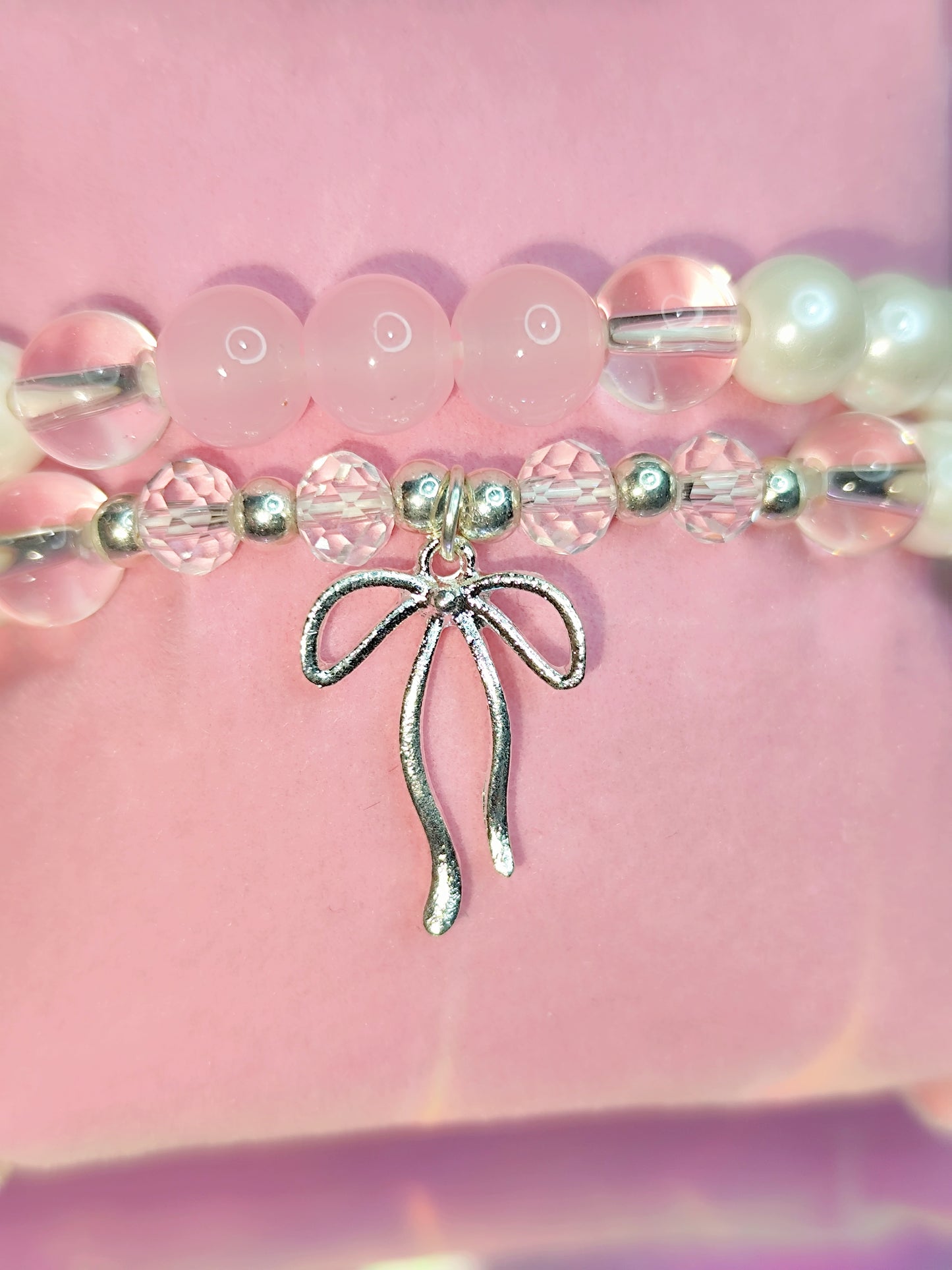 Pulsera Lazo Natural Cuarzo