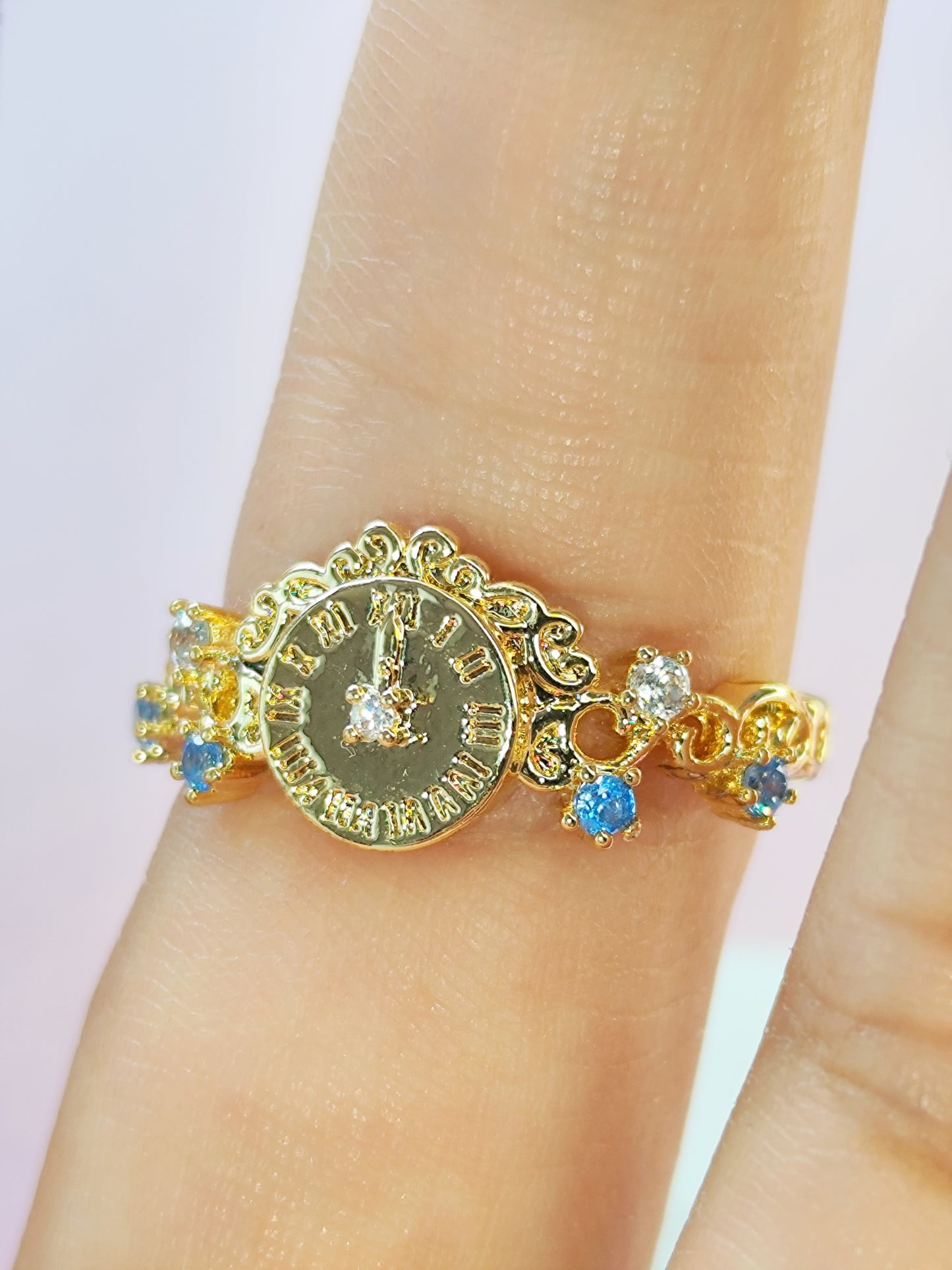 Anillo Alicia Reloj Conejo