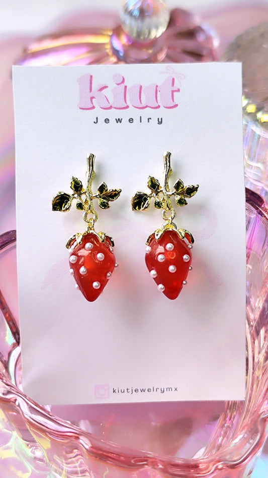 Aretes Strawberry