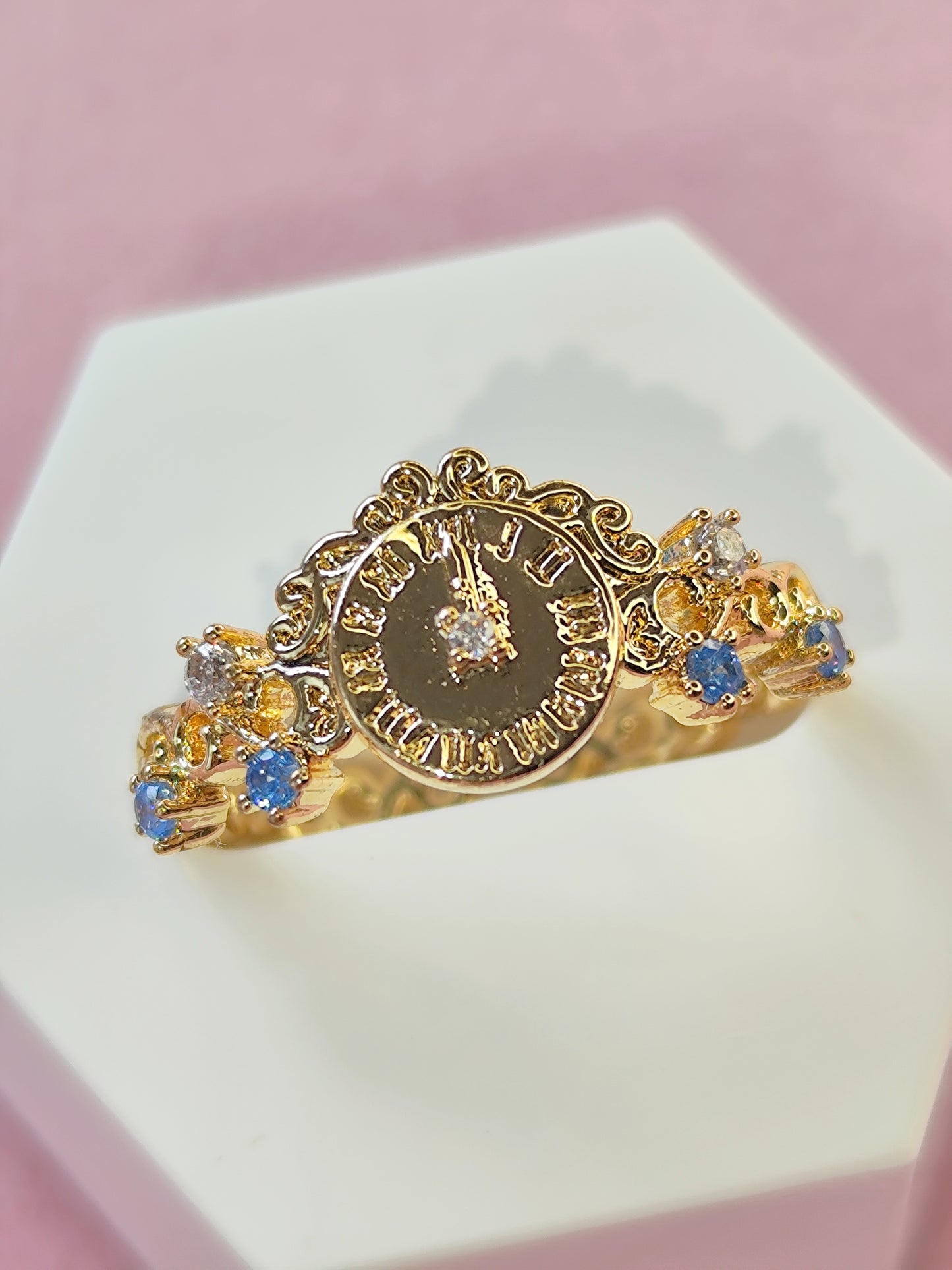 Anillo Alicia Reloj Conejo