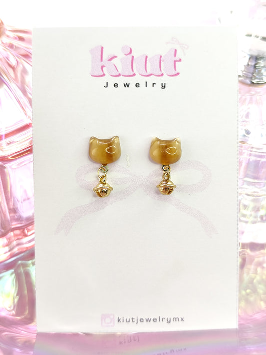 Aretes de Gatito Coffee