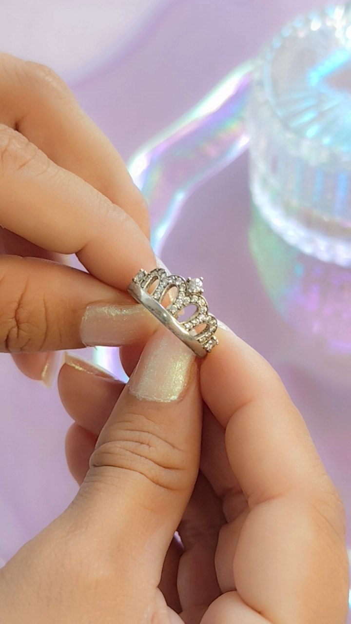 Anillo Corona Plata Ley 925