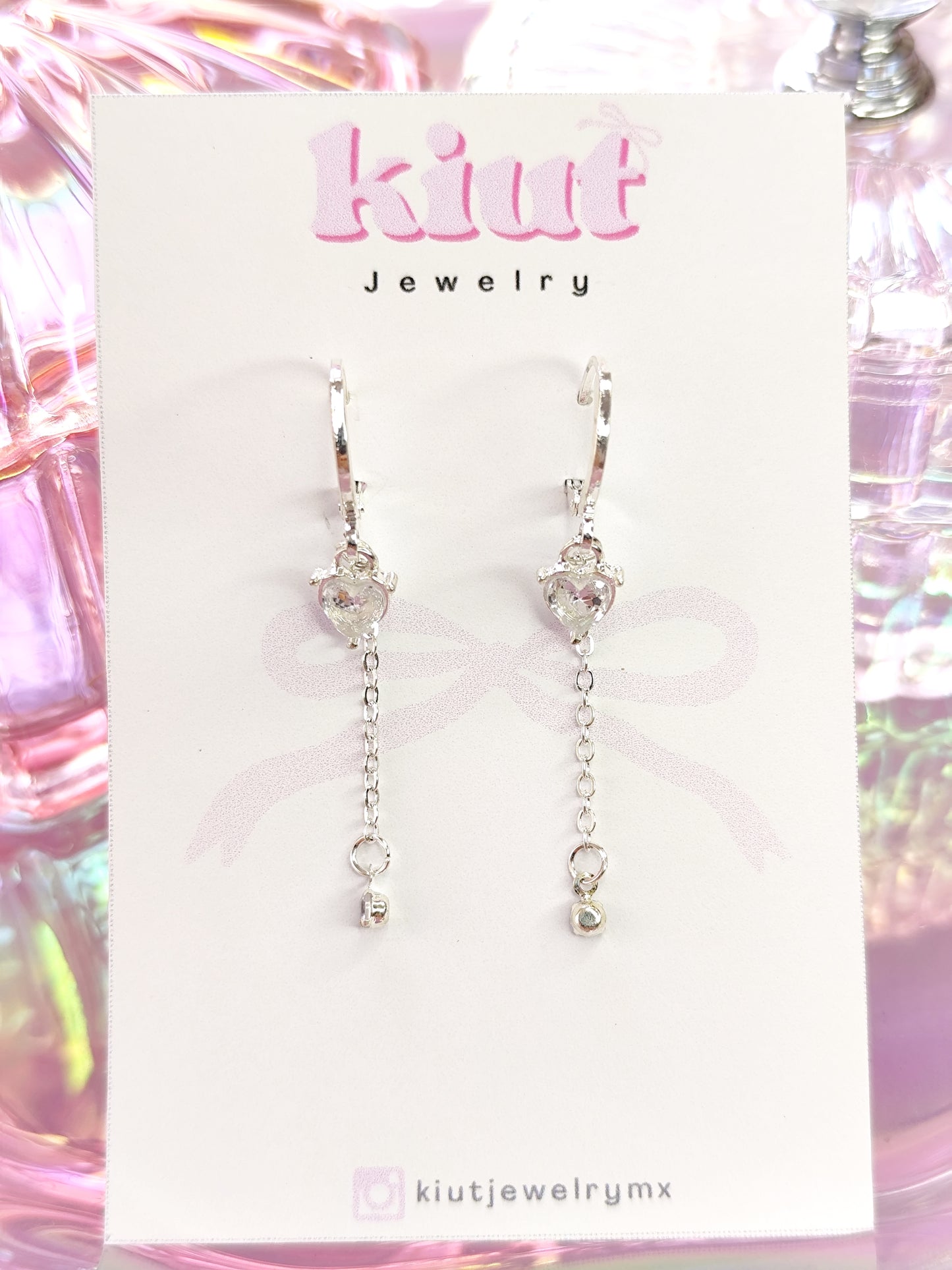 Aretes Huggies Crystal