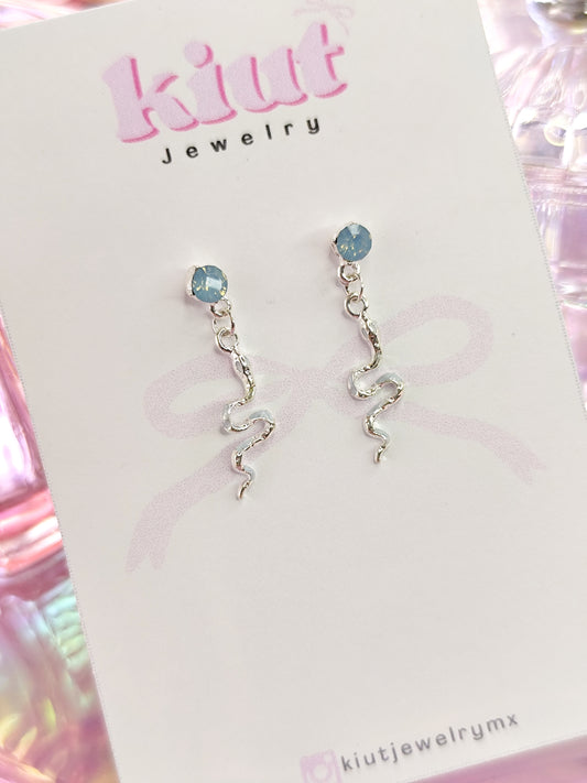 Aretes Serpiente Blu