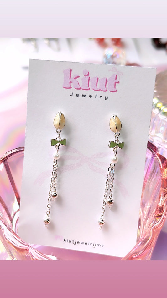 Aretes de Tulipan Largos