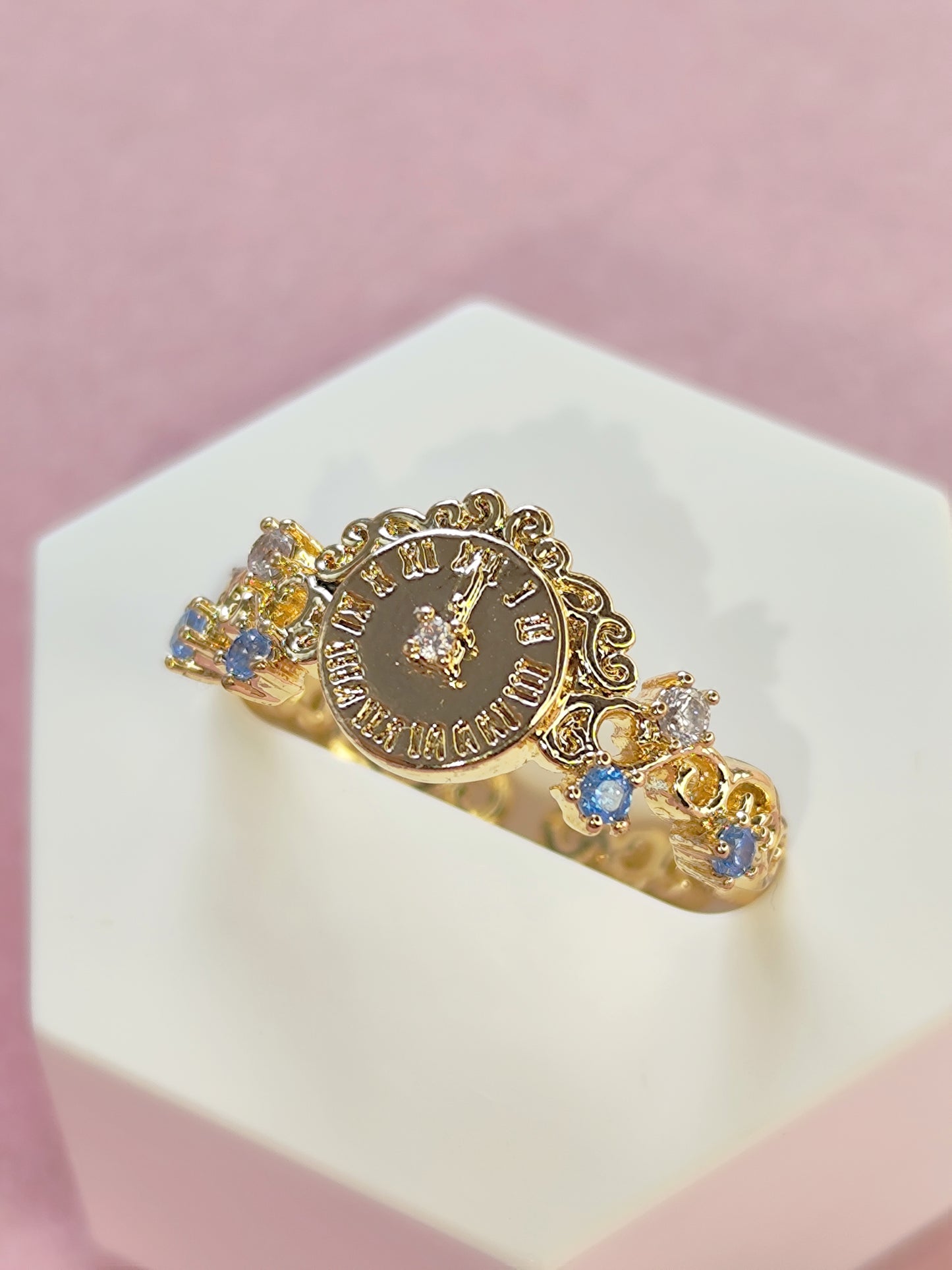 Anillo Alicia Reloj Conejo