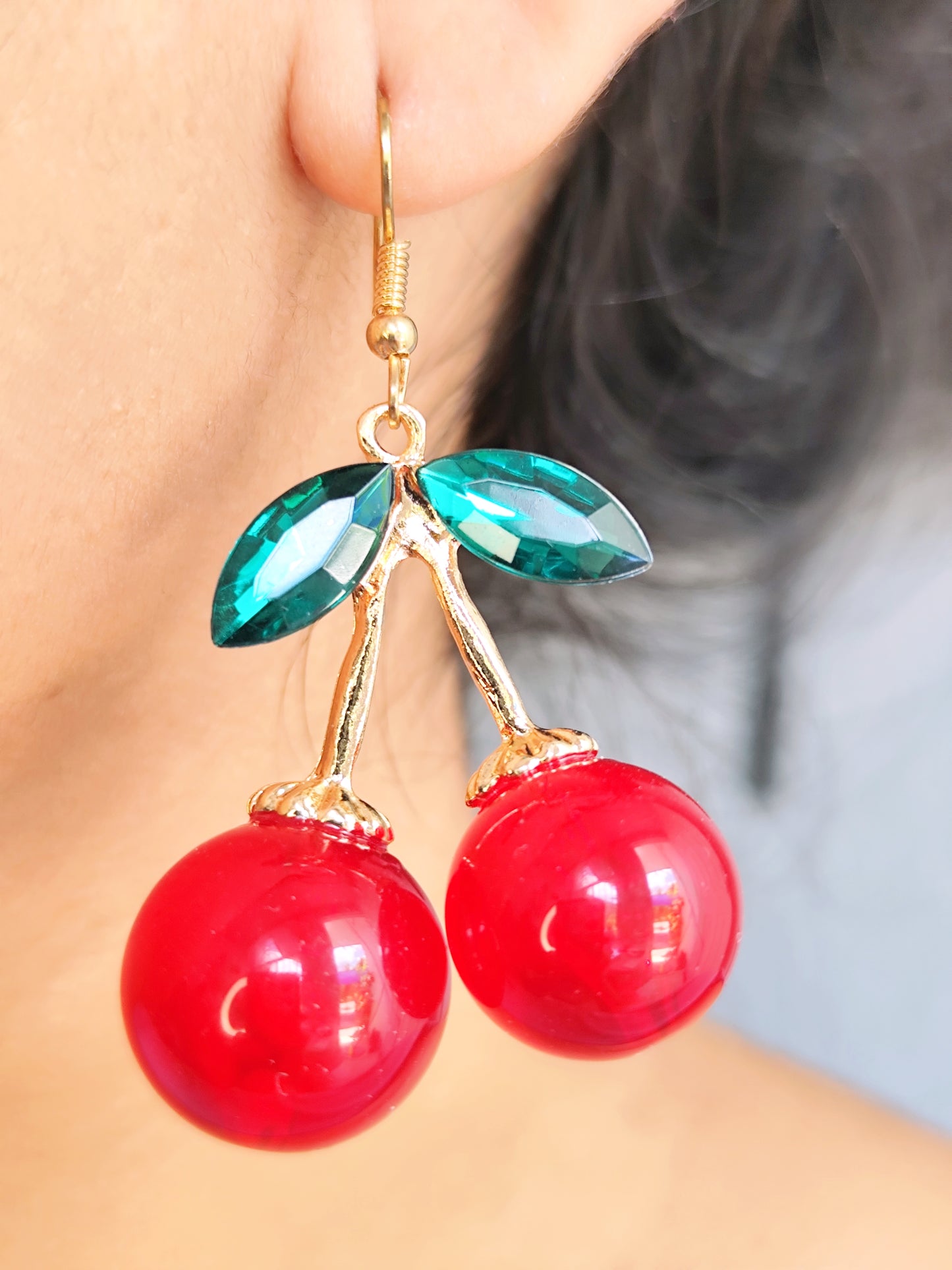 Aretes Cherry Big