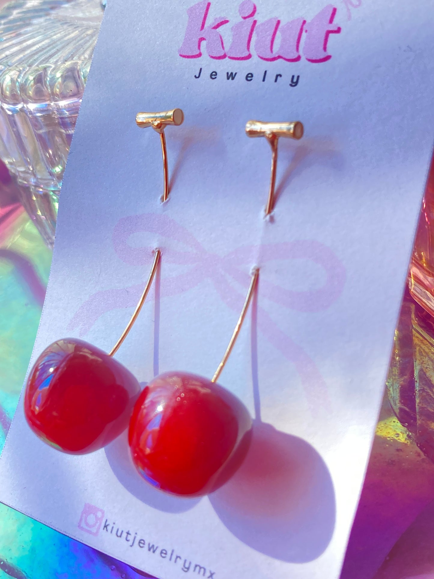 Aretes Cherry Vi0ladores