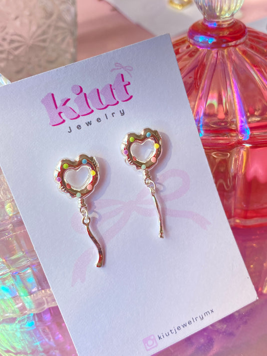 Aretes Lunares Multicolores