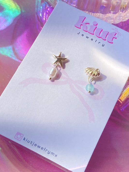 Aretes Asimétricos Mar