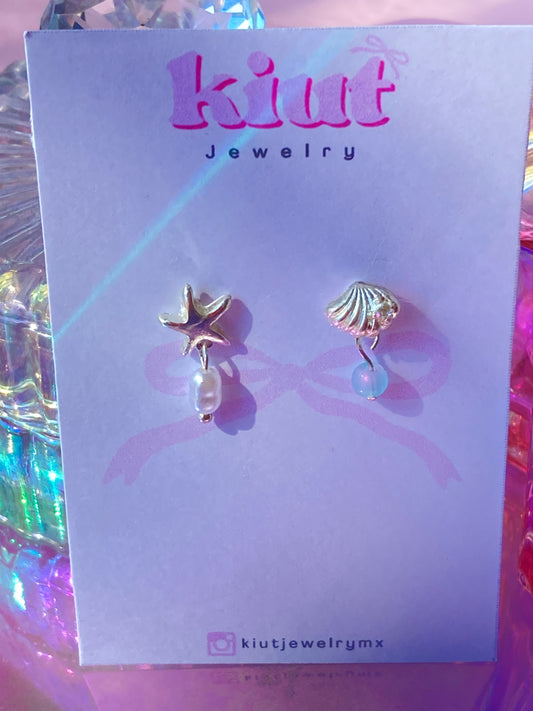 Aretes Asimétricos Mar