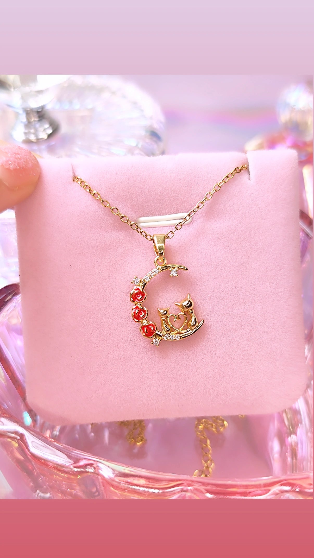 Collar Gatitos Enamorados