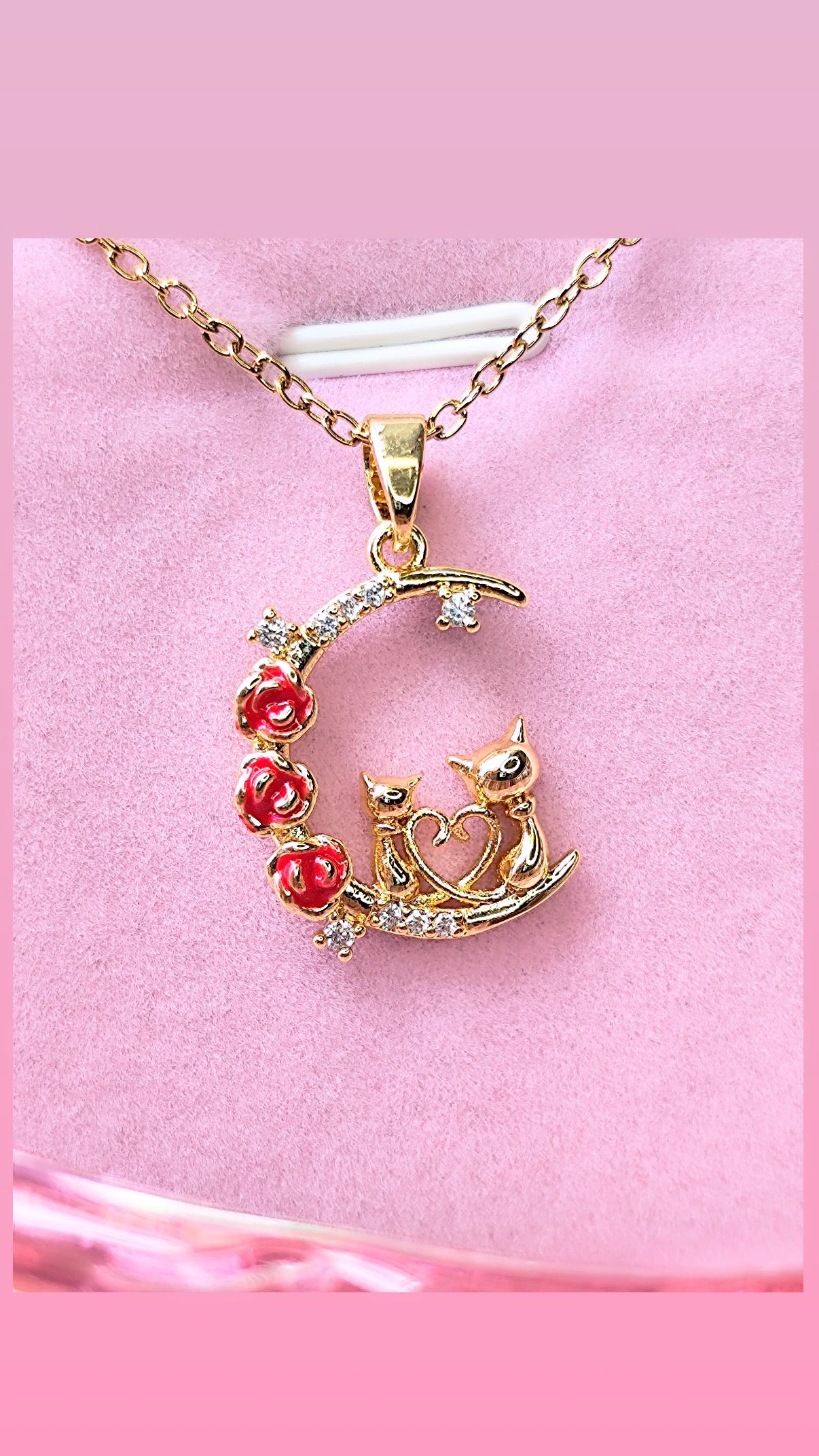 Collar Gatitos Enamorados