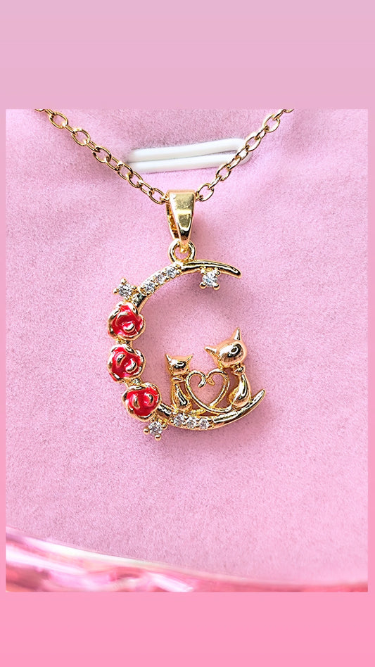 Collar Gatitos Enamorados