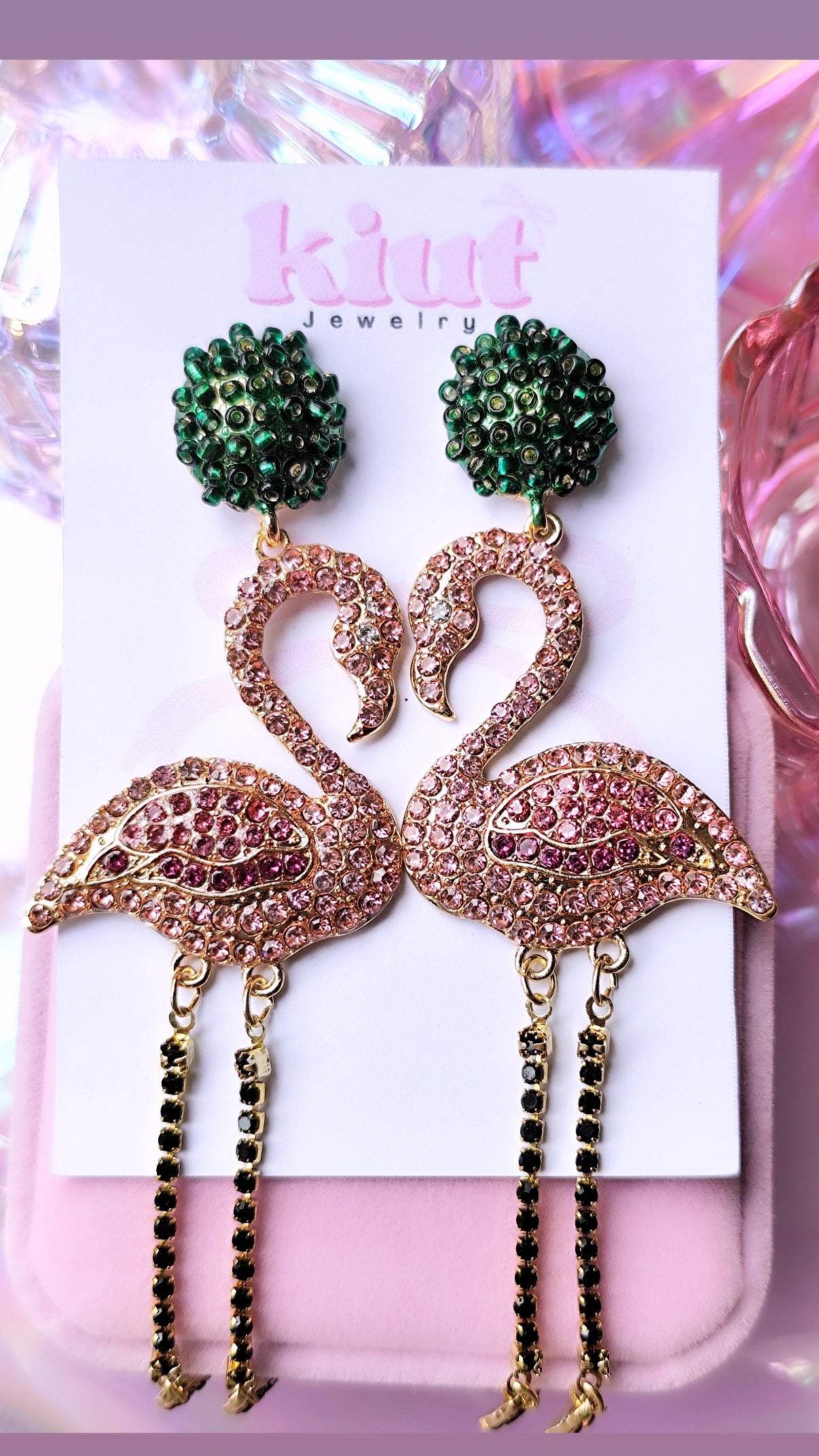 Aretes de Flamingos