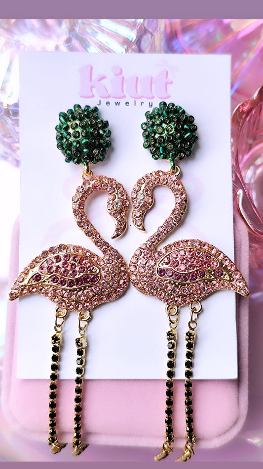 Aretes de Flamingos