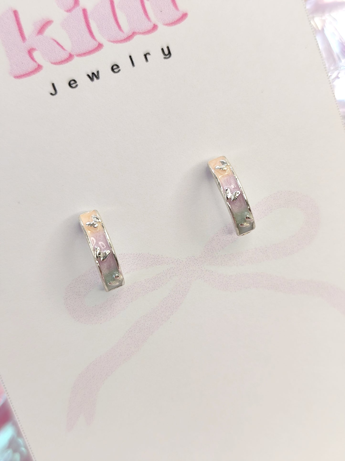 Aretes Mariposas Multicolor