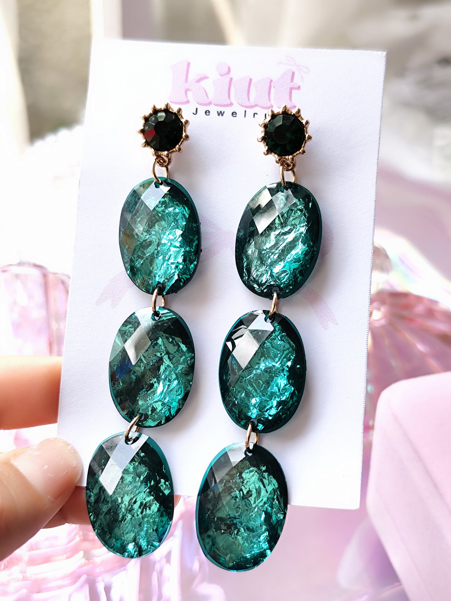 Aretes Verde