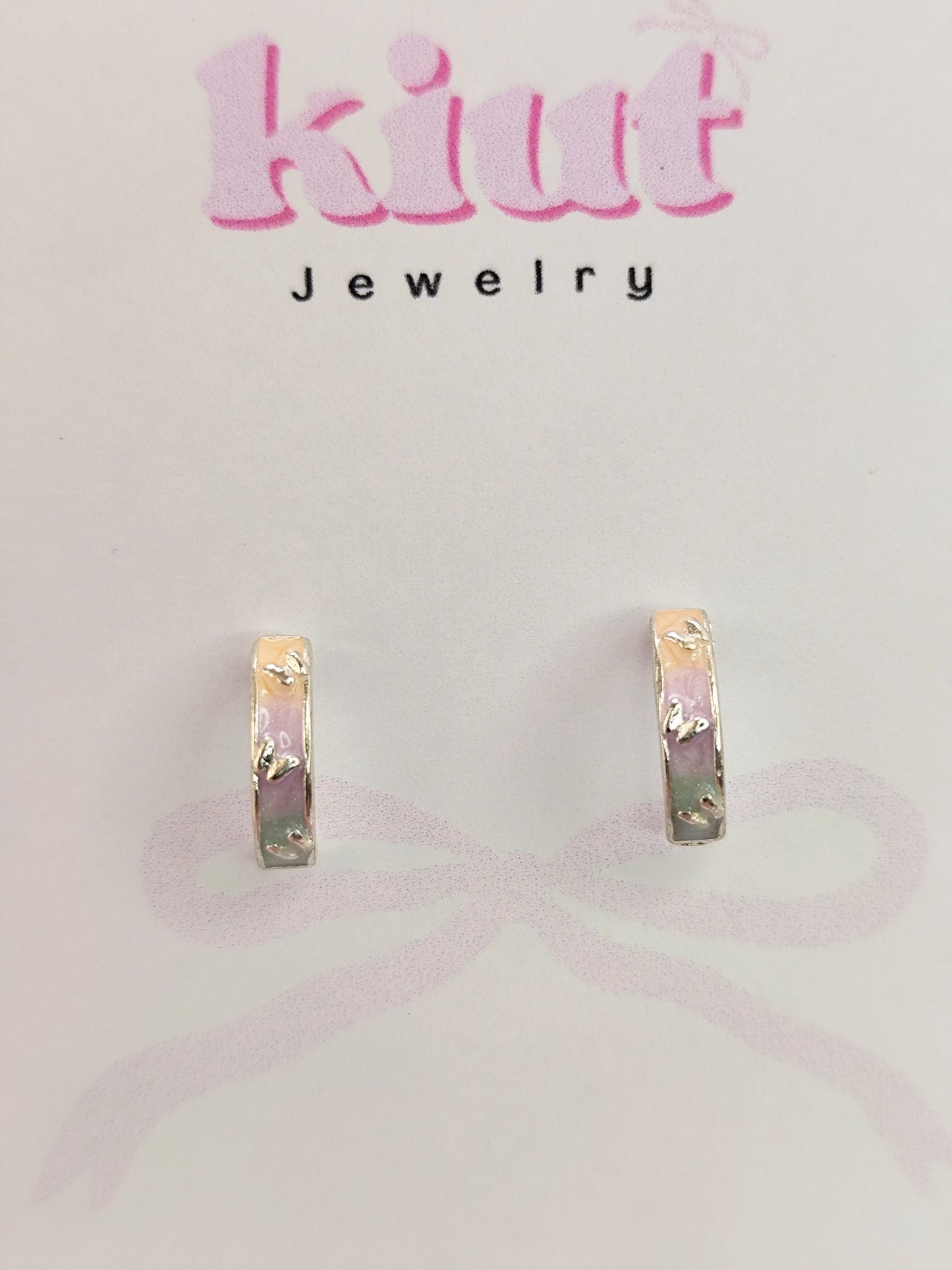 Aretes Mariposas Multicolor