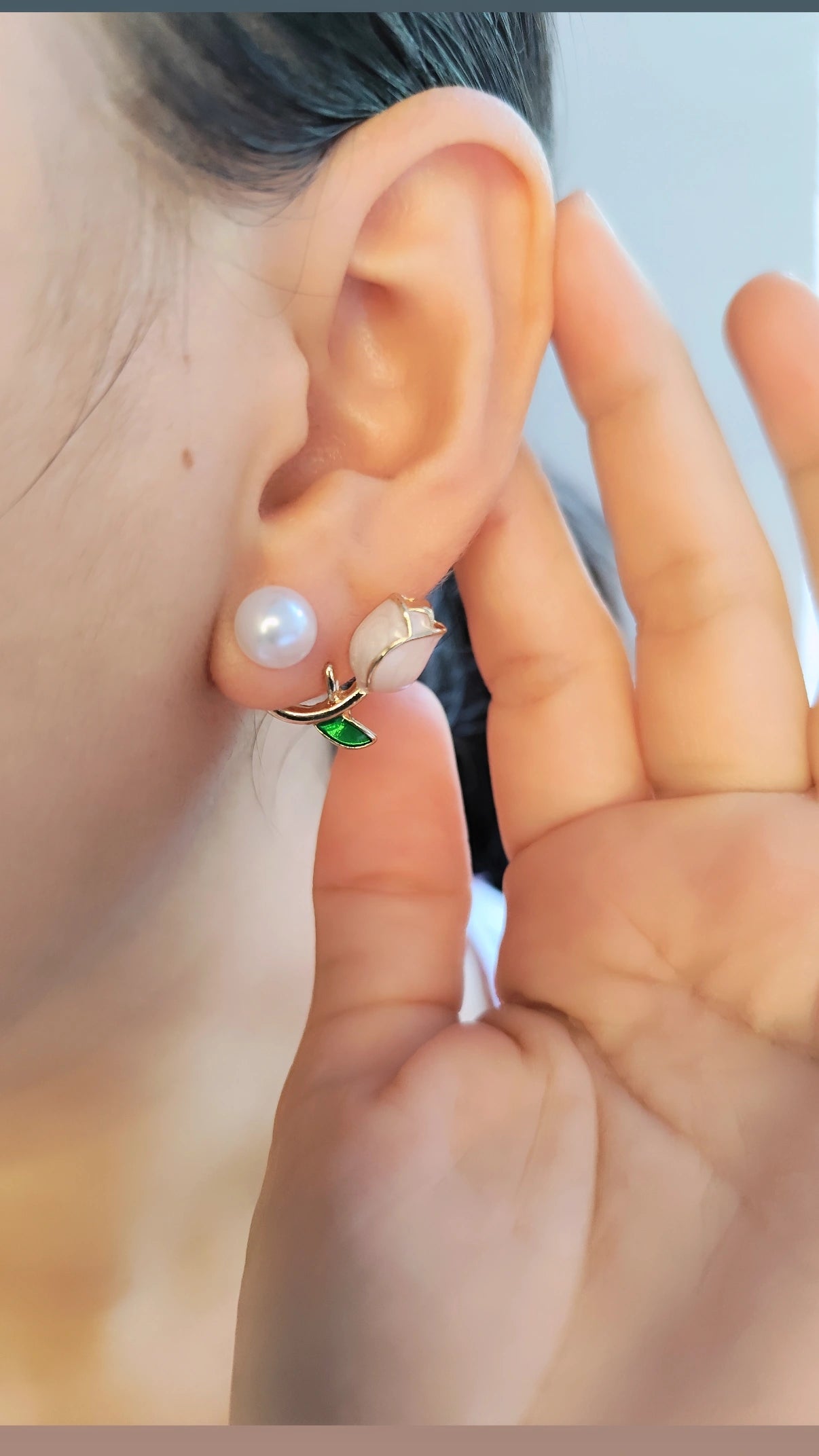 Aretes Tulip Pink