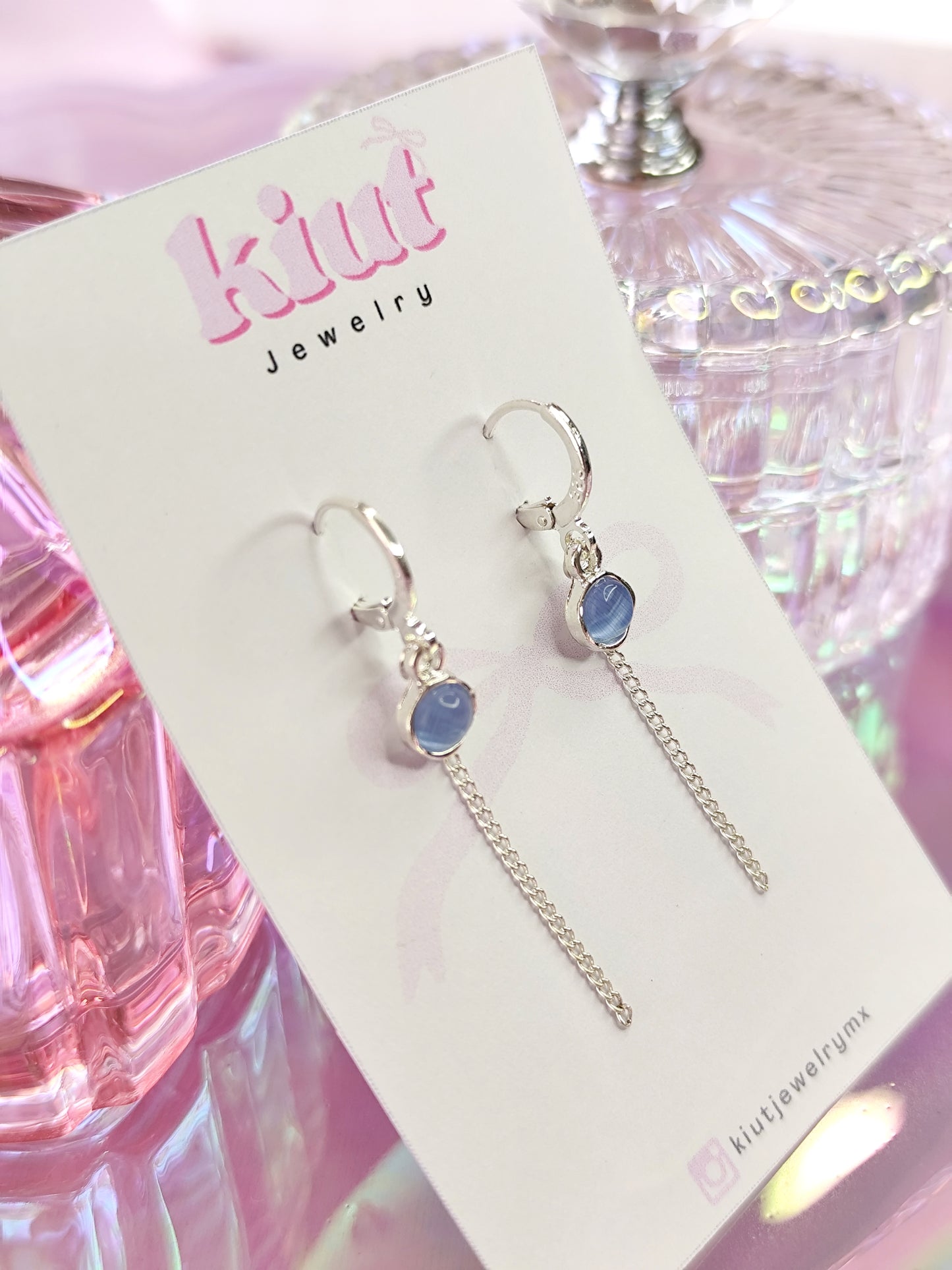 Aretes Huggies Blues