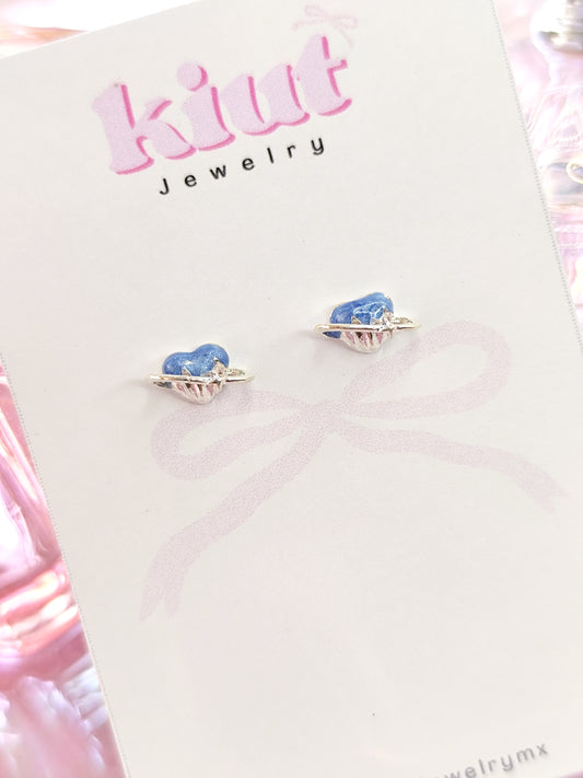 Aretes Corazón Galáctico