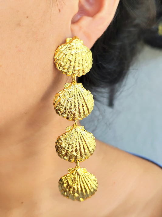 Aretes Conchas Escalones
