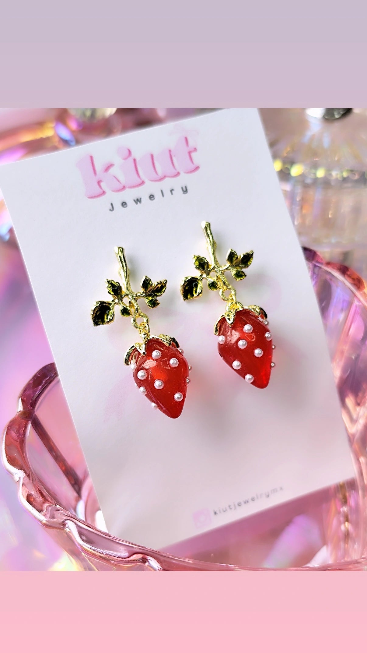 Aretes Strawberry