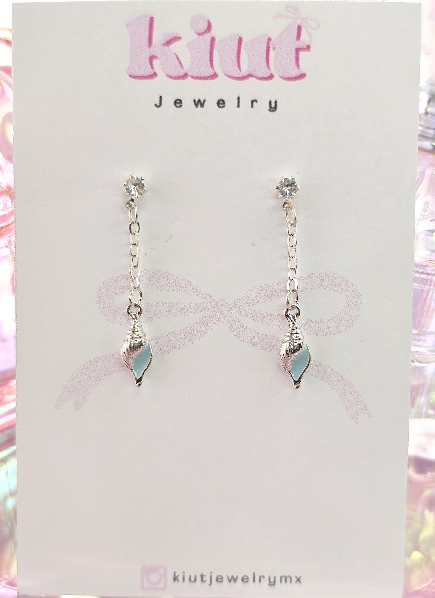 Aretes de Caracoles Marinos