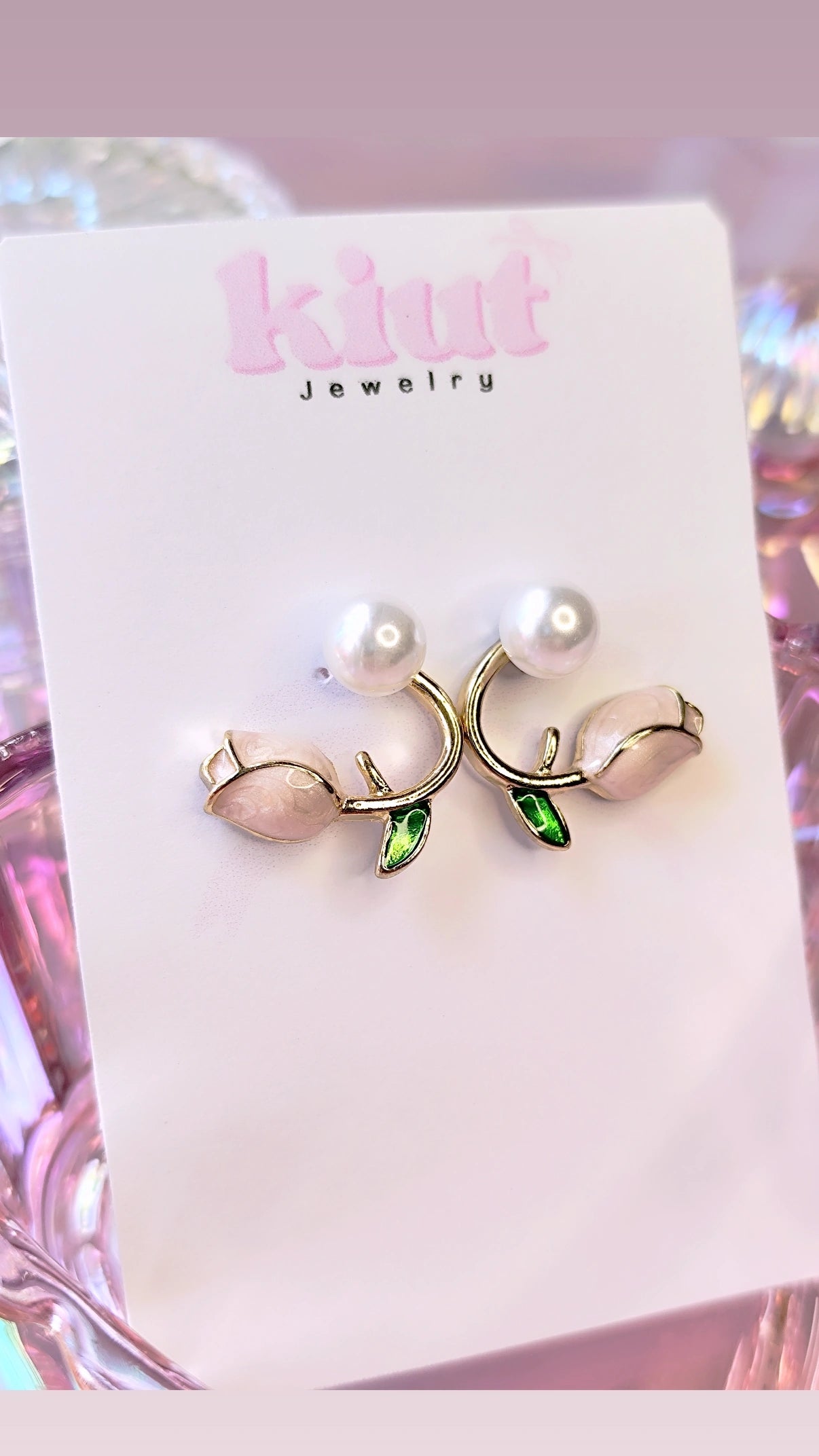 Aretes Tulip Pink