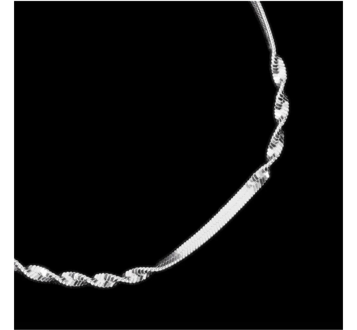 Pulso Corchado Planchado Plata 925