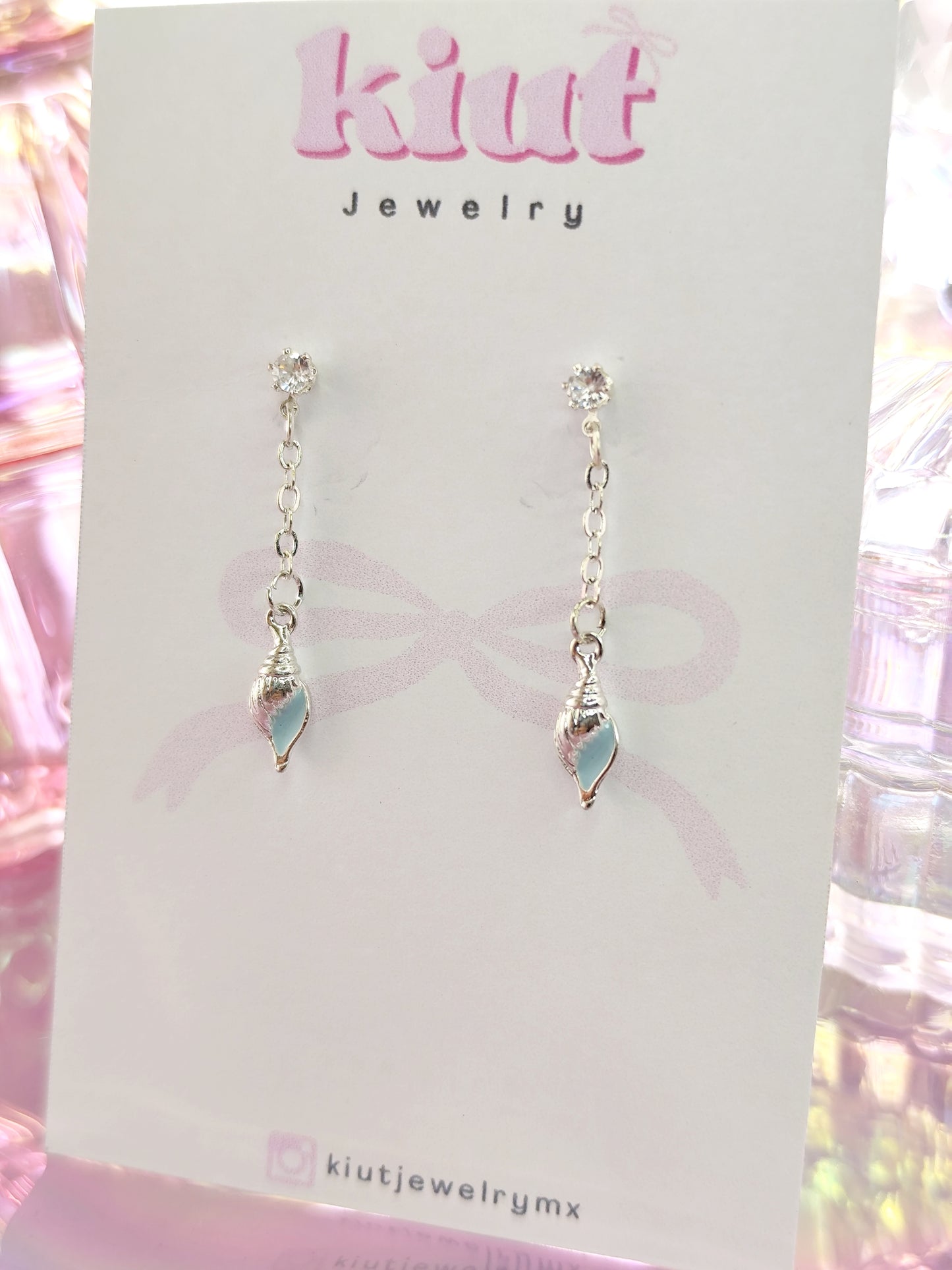 Aretes de Caracoles Marinos