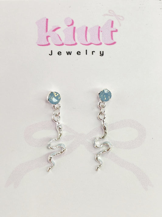 Aretes Serpiente Blu