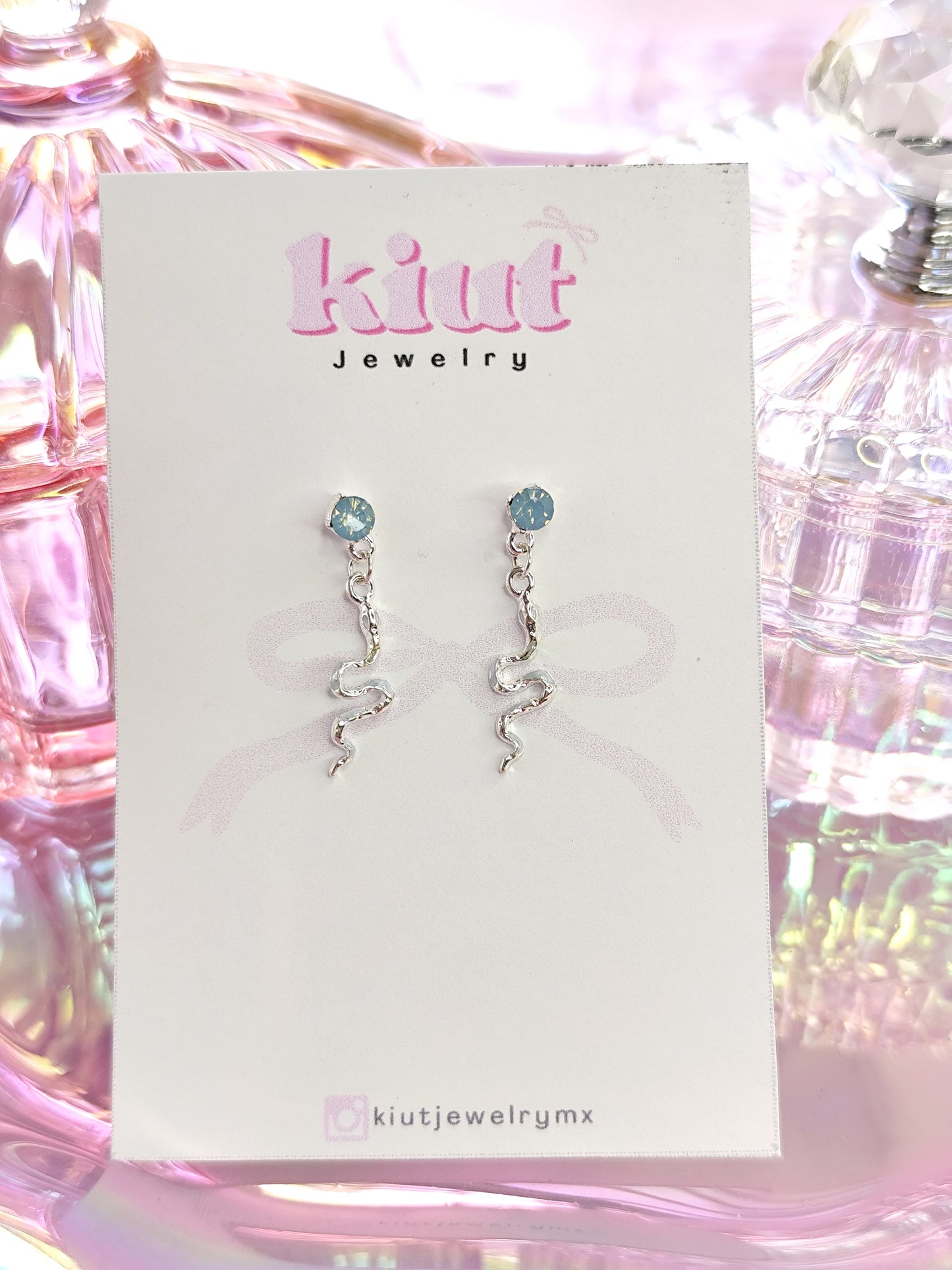 Aretes Serpiente Blu