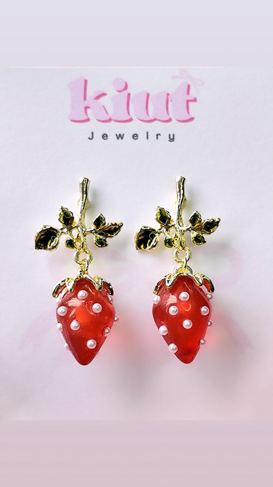 Aretes Strawberry