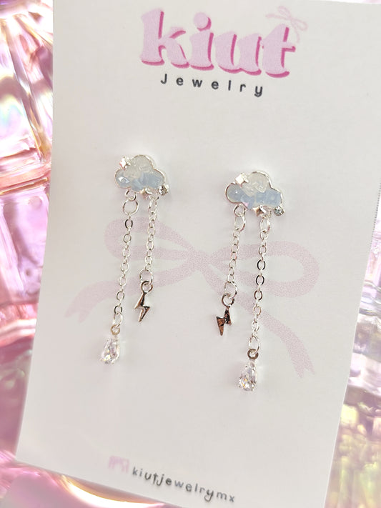 Aretes Nubes Llorosas