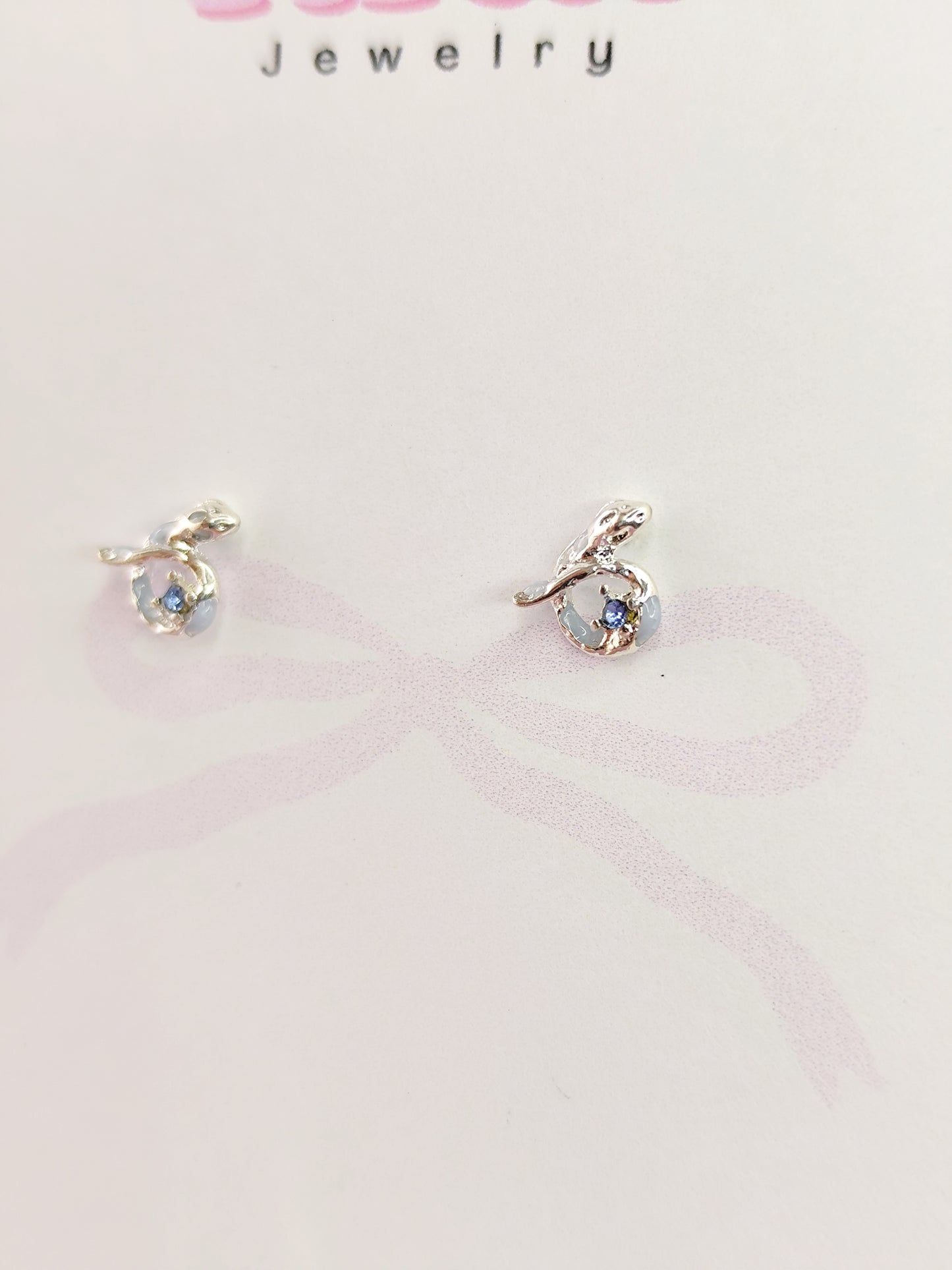 Aretes Snake Sivil