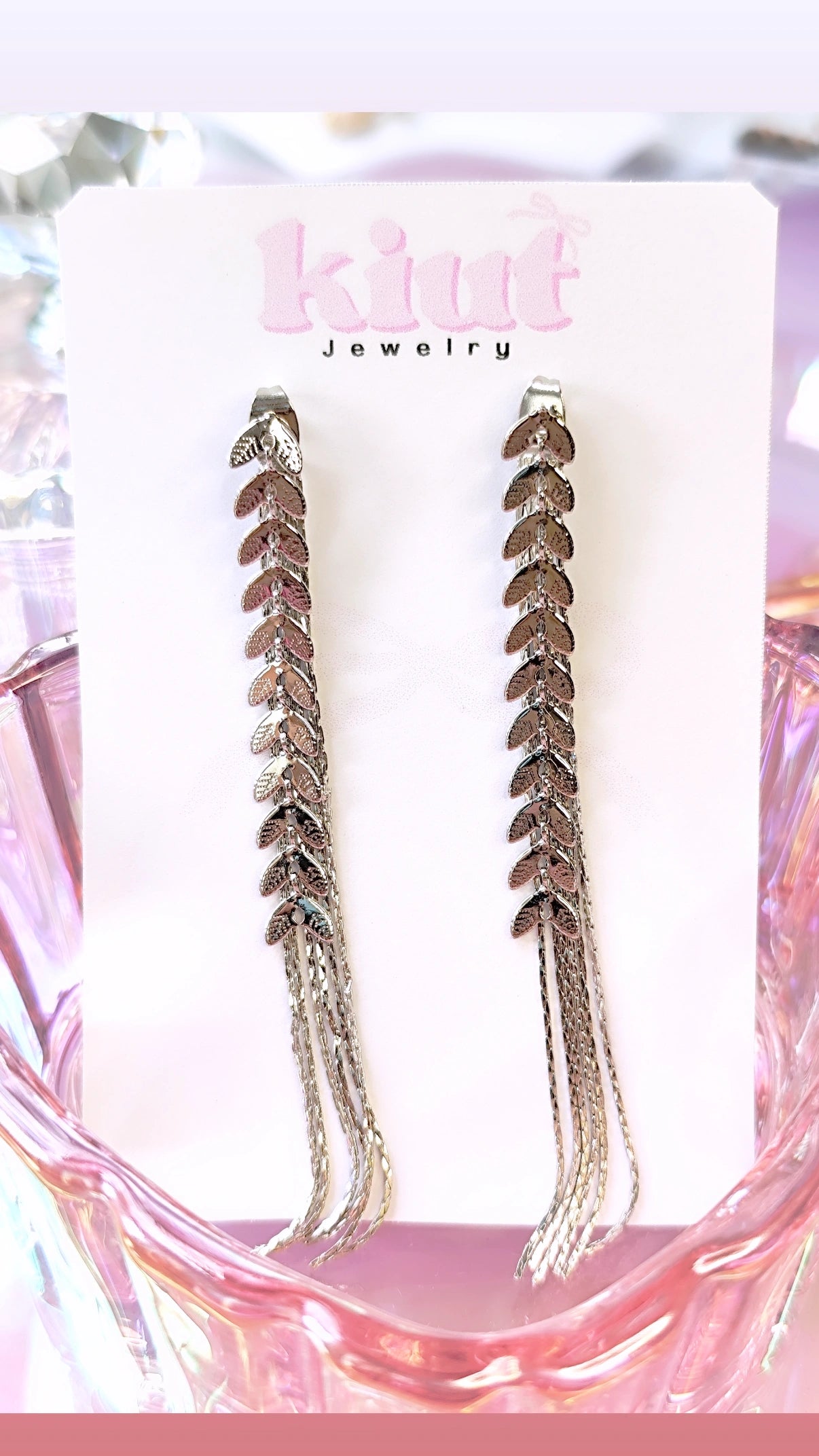 Aretes Trenzado Plateados
