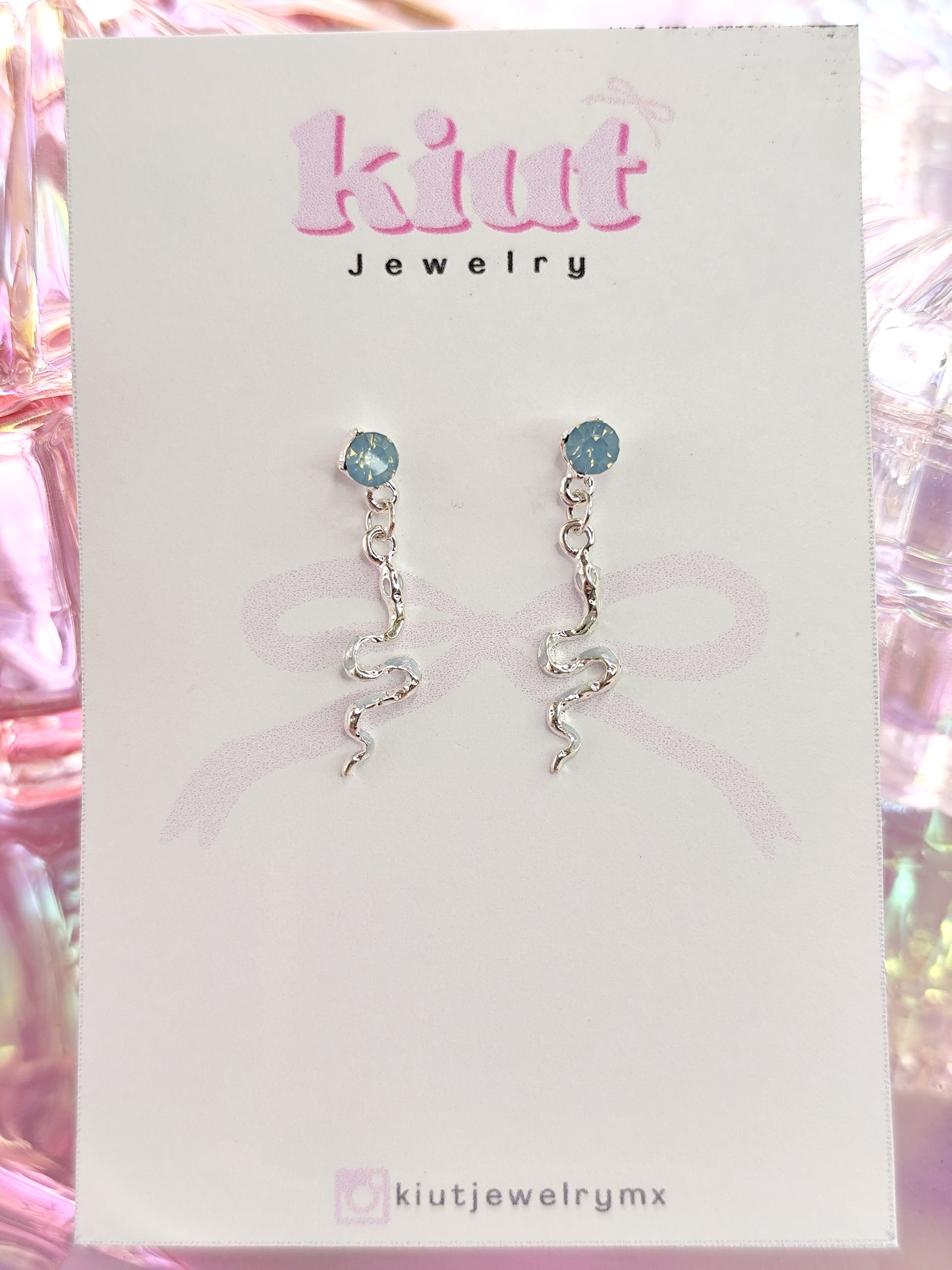 Aretes Serpiente Blu