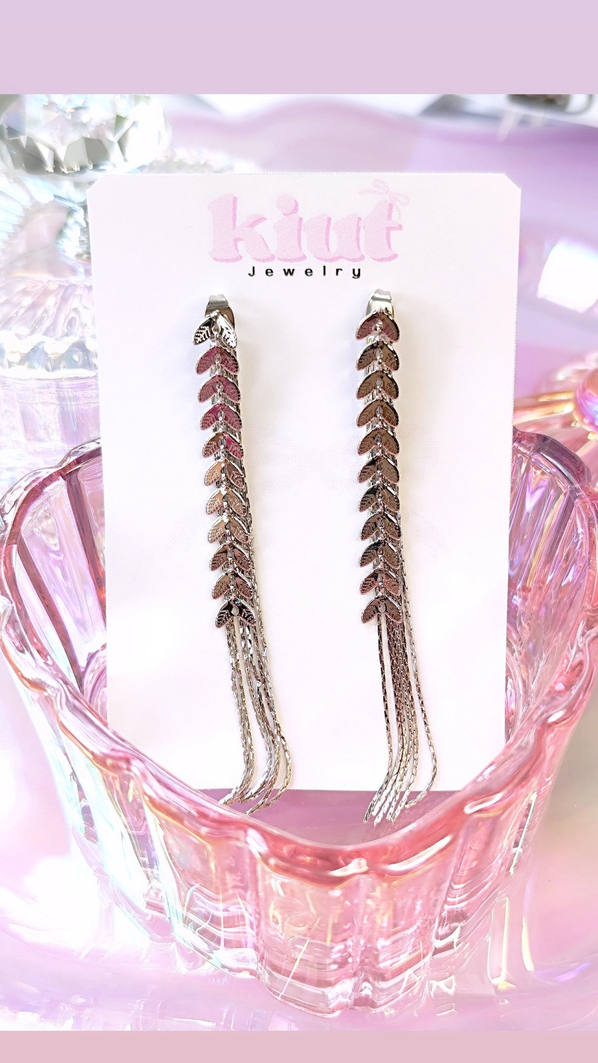 Aretes Trenzado Plateados
