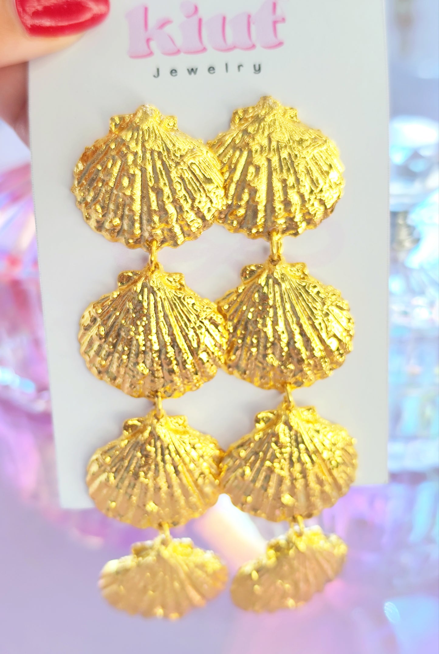 Aretes Conchas Escalones