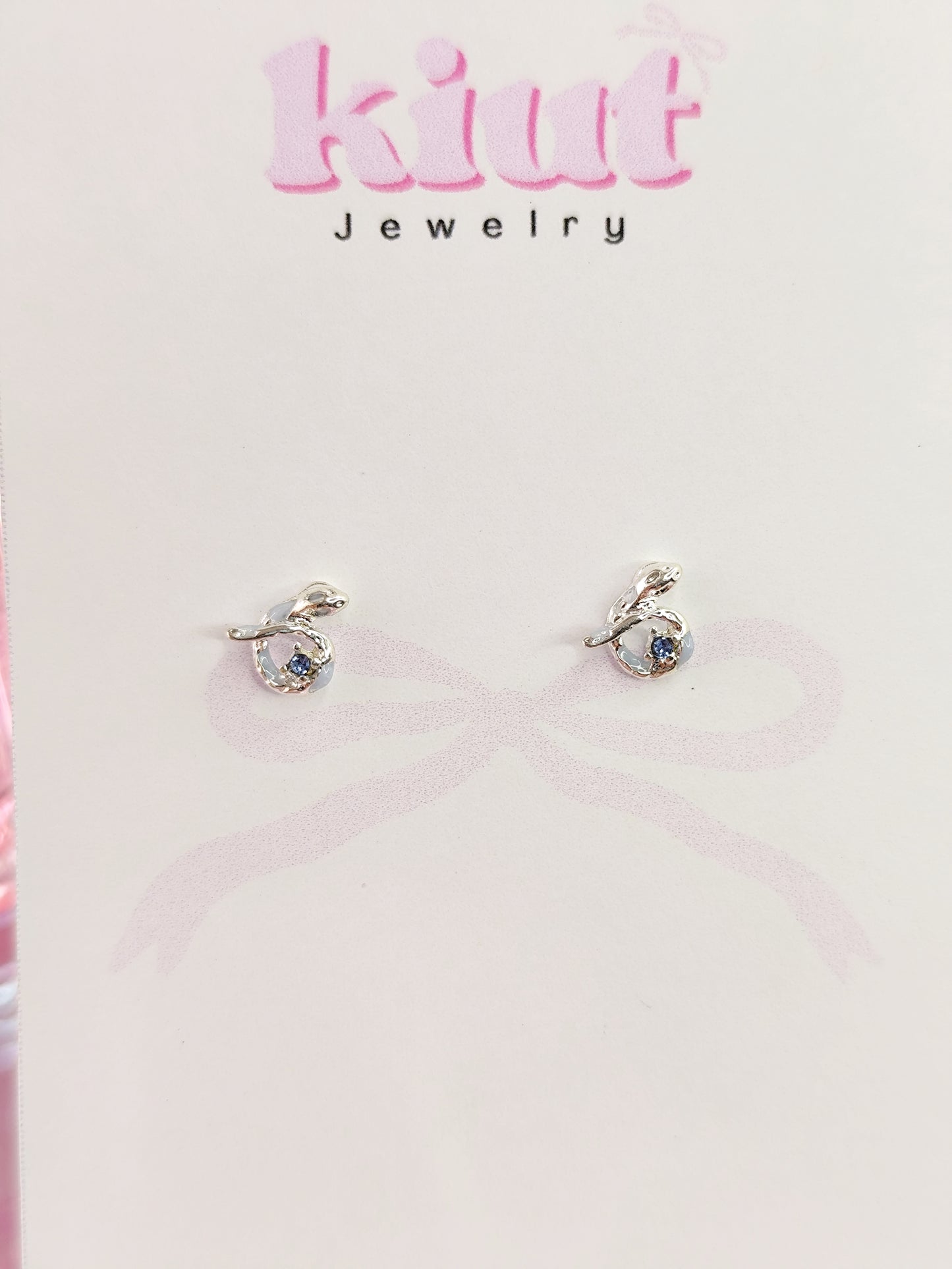 Aretes Snake Sivil