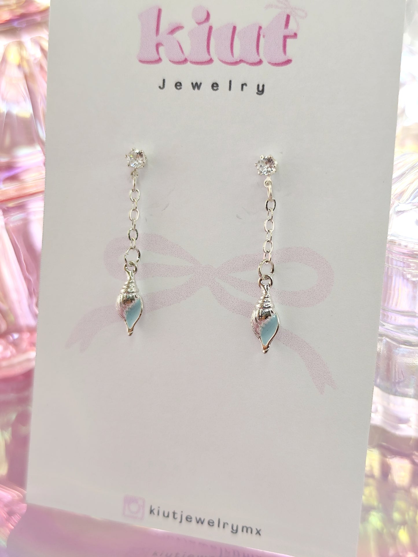Aretes de Caracoles Marinos