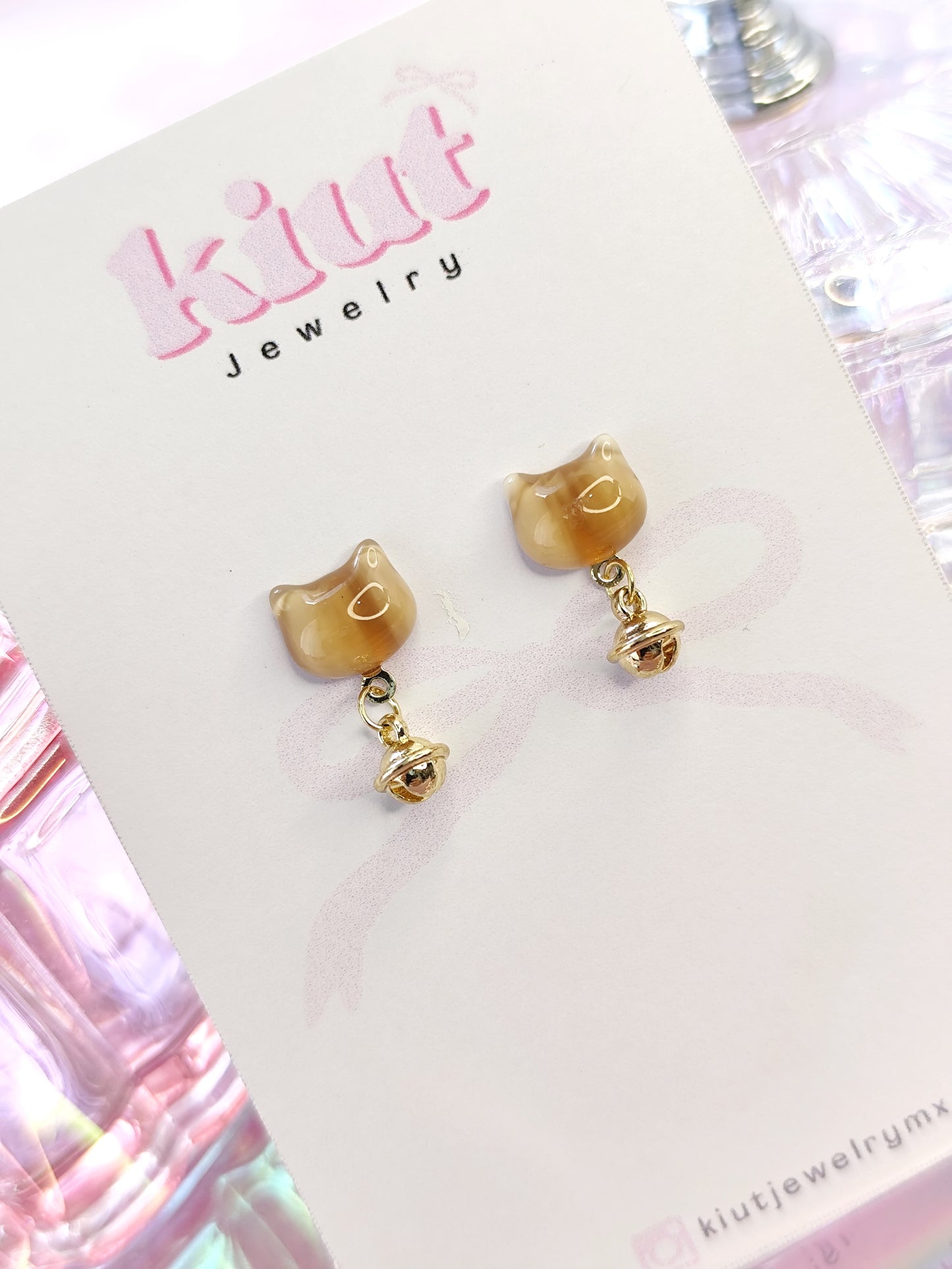 Aretes de Gatito Coffee